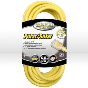 01788 Coleman Polar/Solar Extension Cord,10/3 SJEOW,L 50'