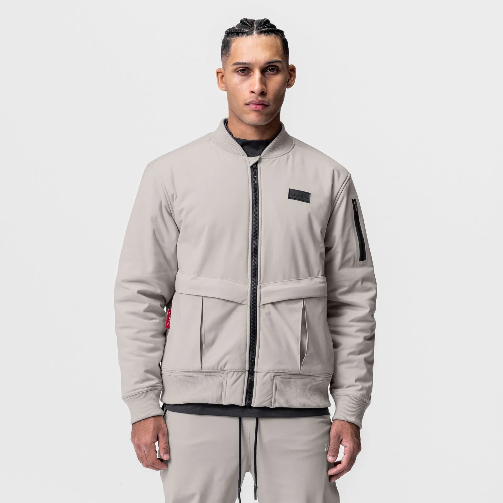 0677. Kinterra™ Weatherproof Bomber Jacket - Chai