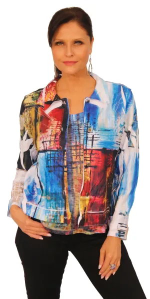 071- Impulse Abstract Multi Color Jacket