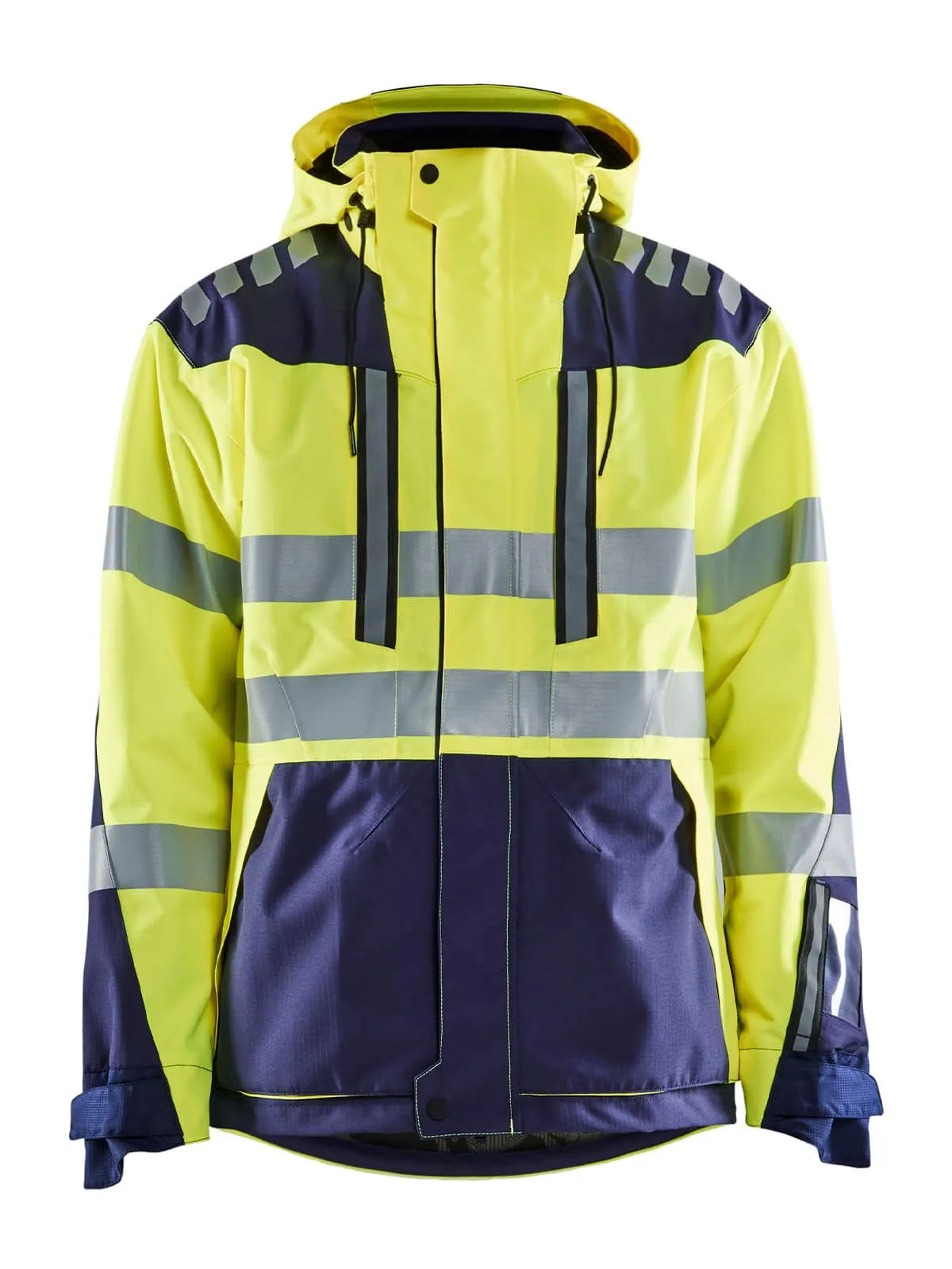 4496-1918&#x20;High&#x20;Vis&#x20;Work&#x20;Jacket&#x20;Softshell&#x20;-&#x20;Bl&#xE5;kl&#xE4;der