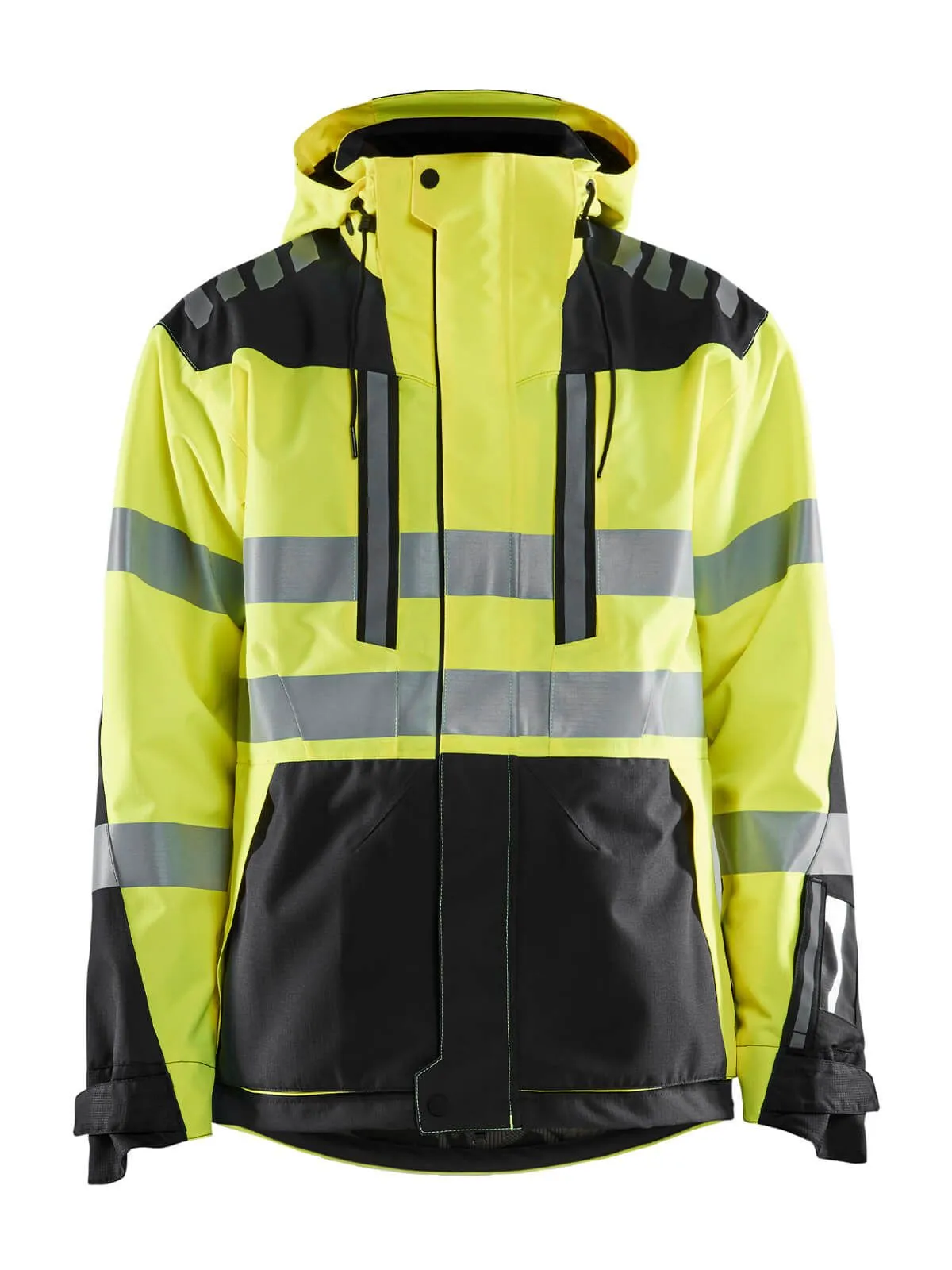 4496-1918&#x20;High&#x20;Vis&#x20;Work&#x20;Jacket&#x20;Softshell&#x20;-&#x20;Bl&#xE5;kl&#xE4;der