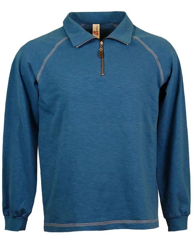 AKWA Men's 1/4 Zip Raglan Pullover