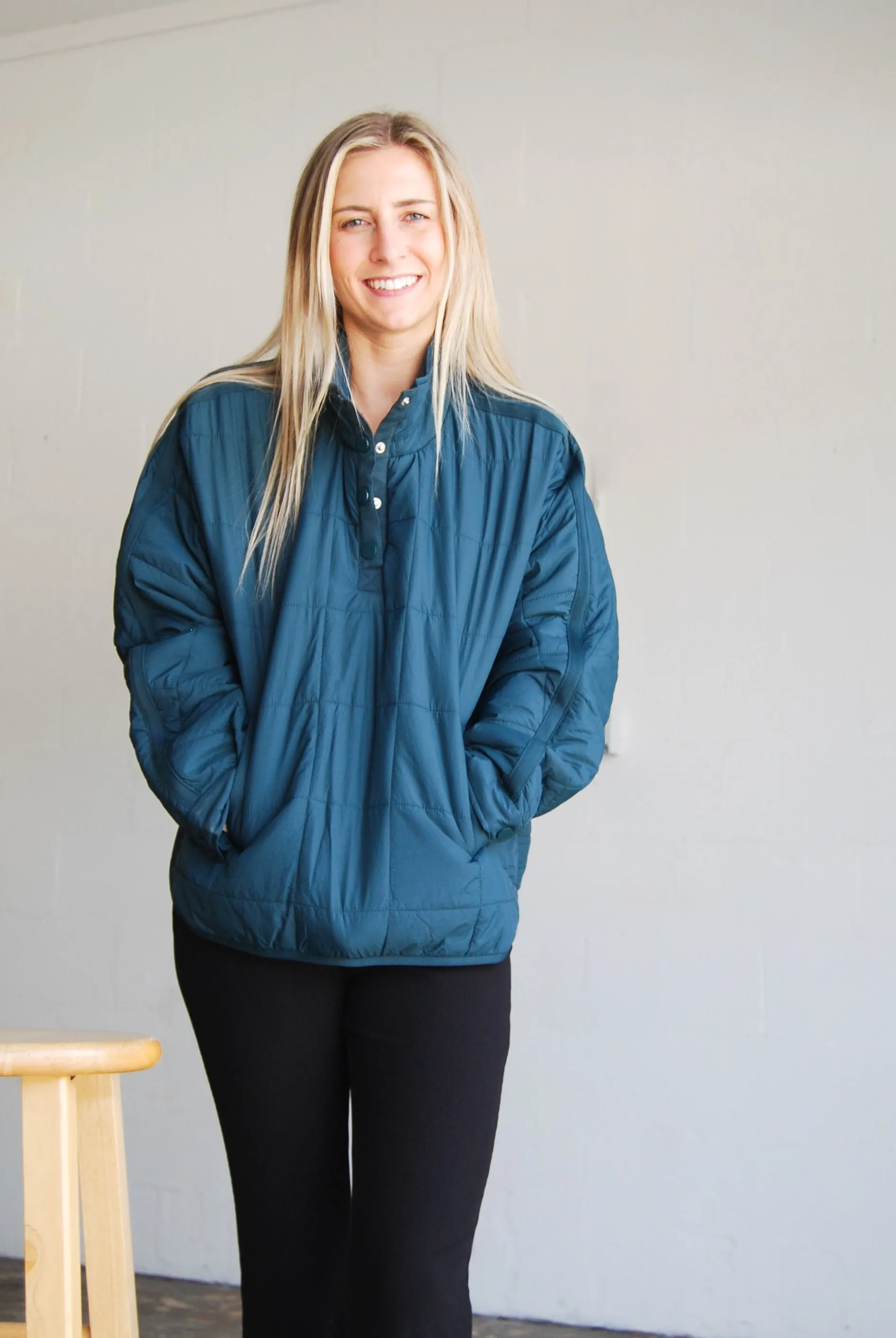 Alpine Quilted Pullover