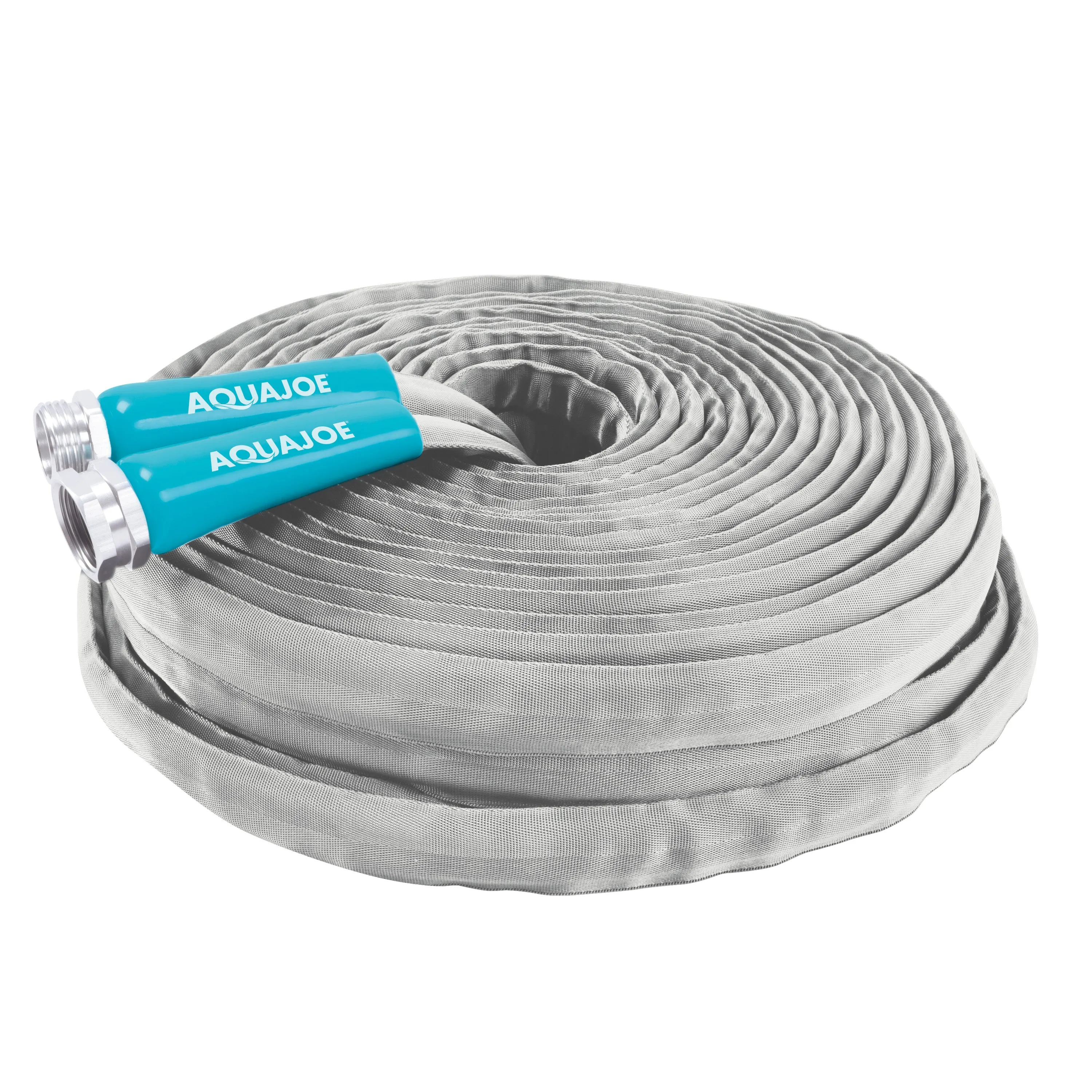 Aqua Joe AJFJH100-PRX Xtreme Fiberjacket Garden Hose | 100-Foot | Metal Fittings