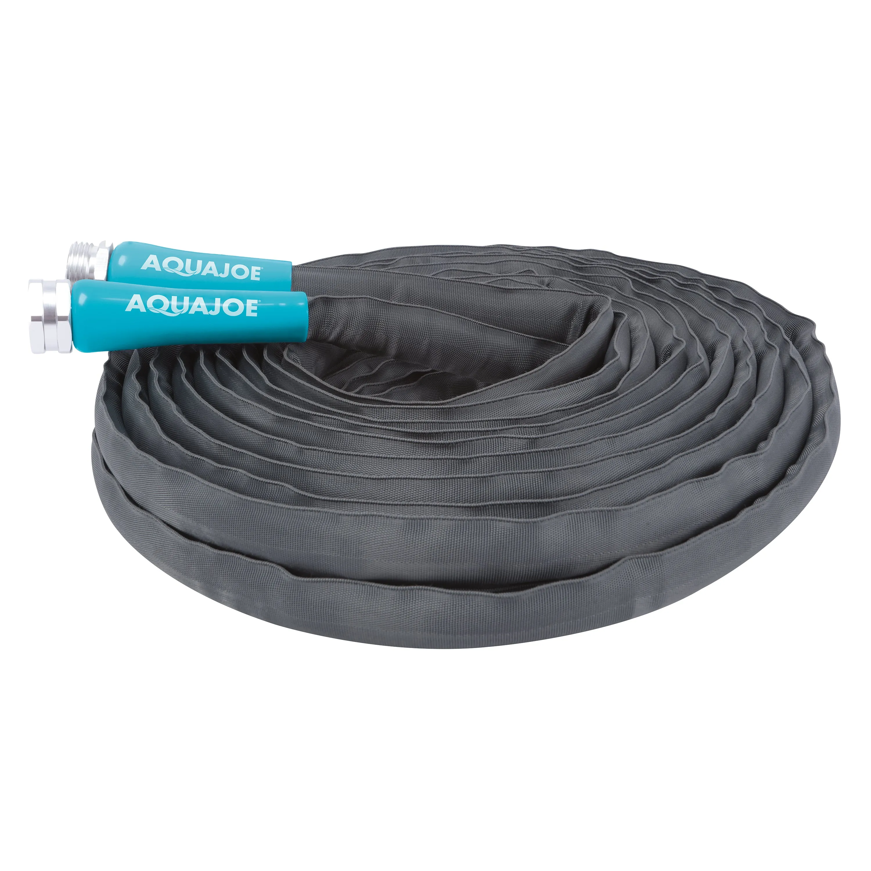 Aqua Joe AJFJH75-XT1 FiberJacket Garden Hose | 75-Foot | 1/2-in | 4-in Twist Nozzle