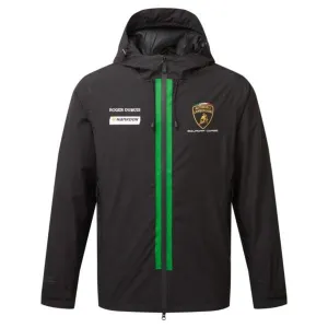 Automobili Lamborghini Squadra Corse Team Lightweight Rain Jacket - Black