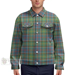 Barr Tartan Unisex Lapel Cotton Jacket