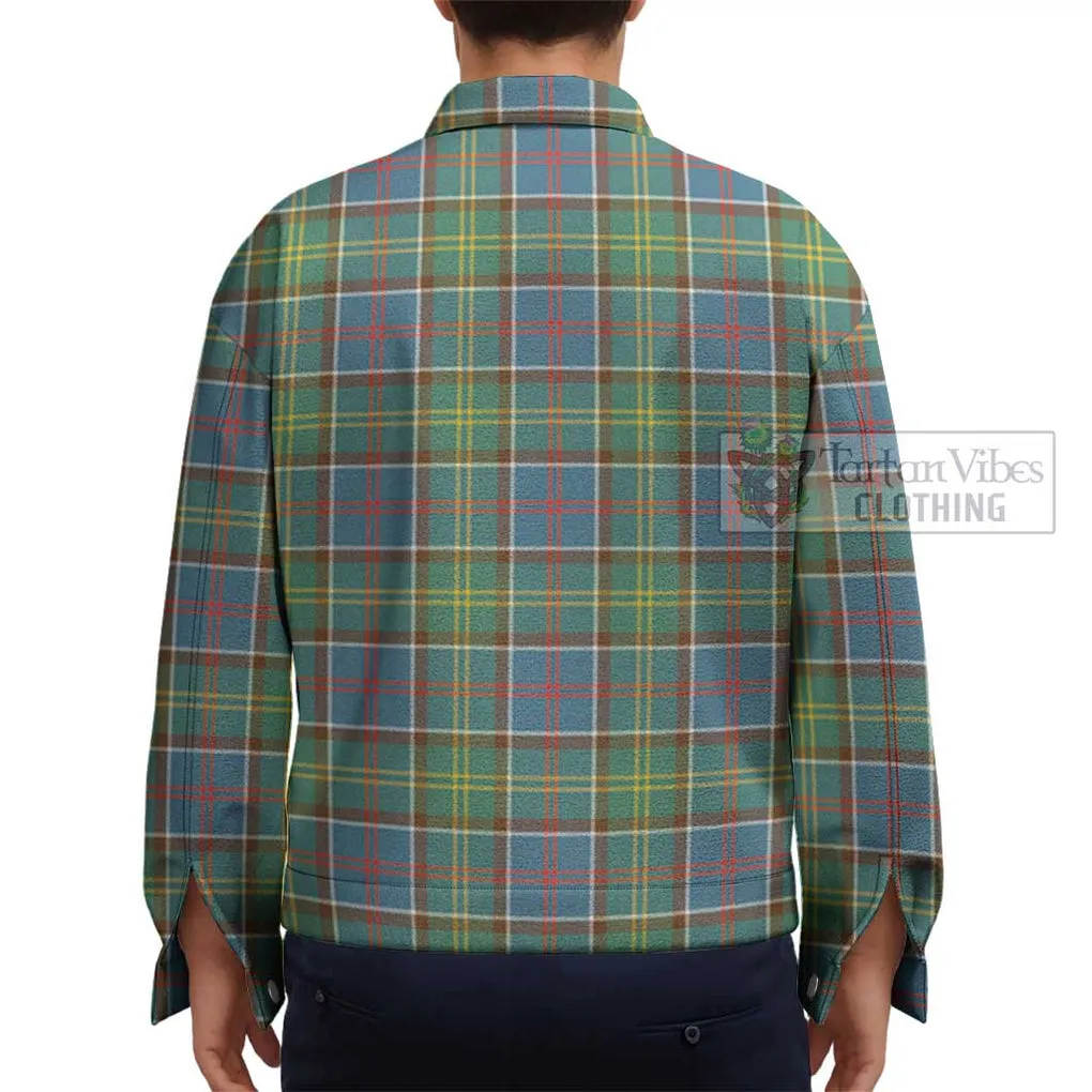 Barr Tartan Unisex Lapel Cotton Jacket