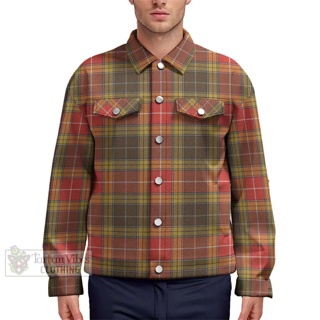 Buchanan Old Set Weathered Tartan Unisex Lapel Cotton Jacket