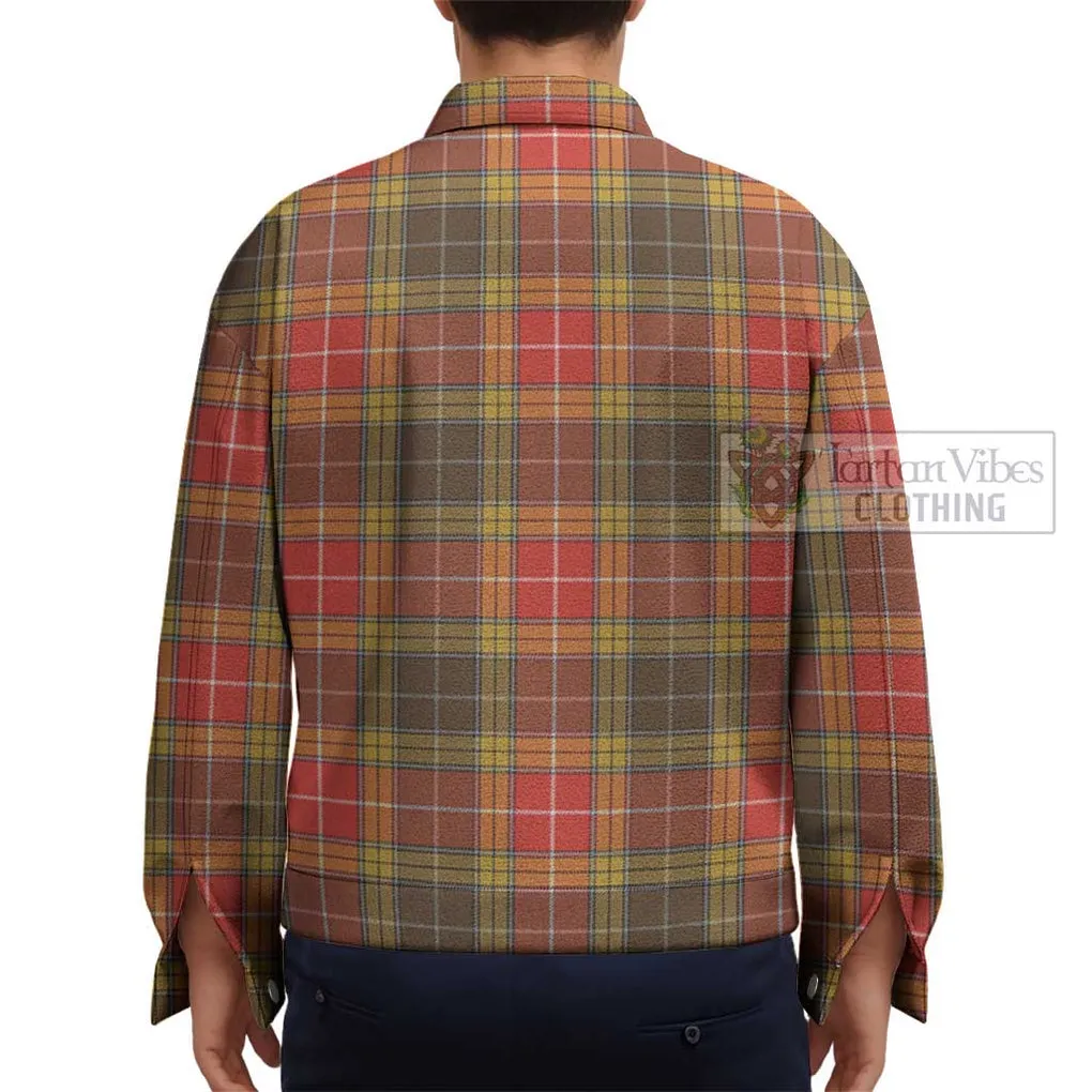 Buchanan Old Set Weathered Tartan Unisex Lapel Cotton Jacket