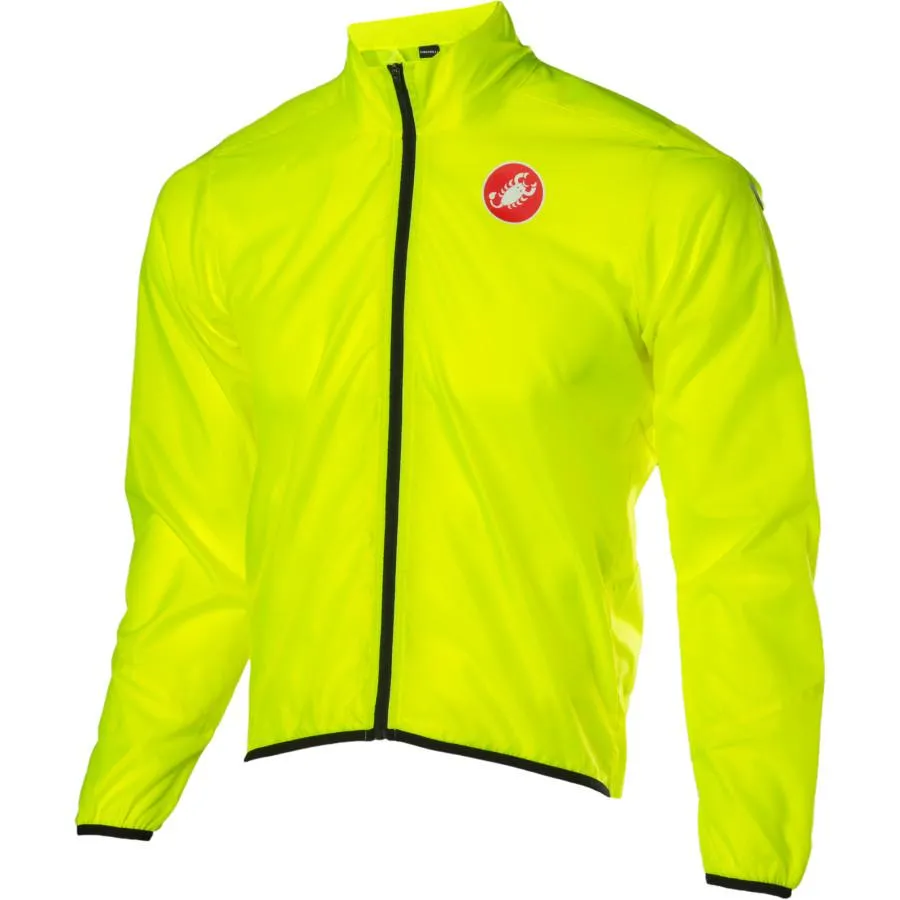 Castelli Squadra Wind Jacket - Fluorescent Yellow