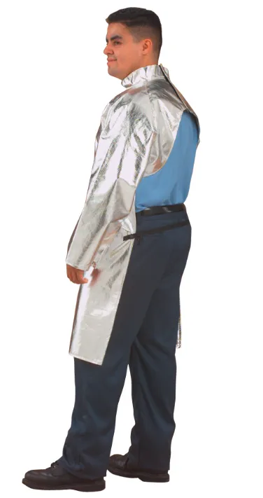 Chicago Protective Apparel 564-APBI-50 Open Back 7 oz Heat Resistive Coat | Free Shipping and No Sales Tax