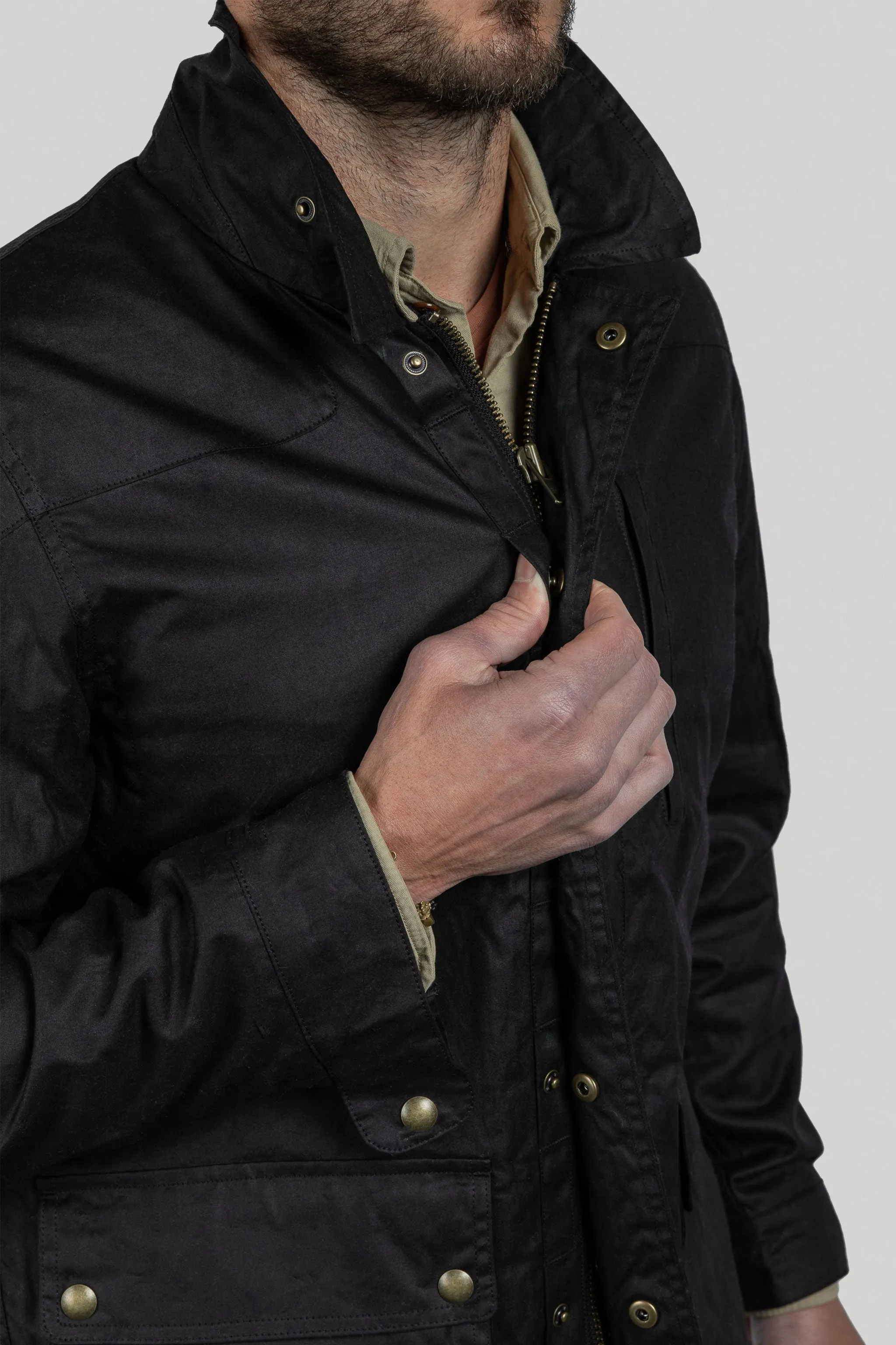 Delaney Waxed Cotton Field Jacket