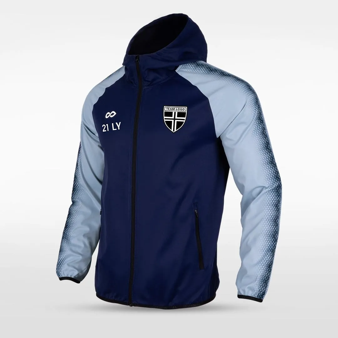 Embrace Radiance - Customized Men's Sublimated Full-Zip Waterproof