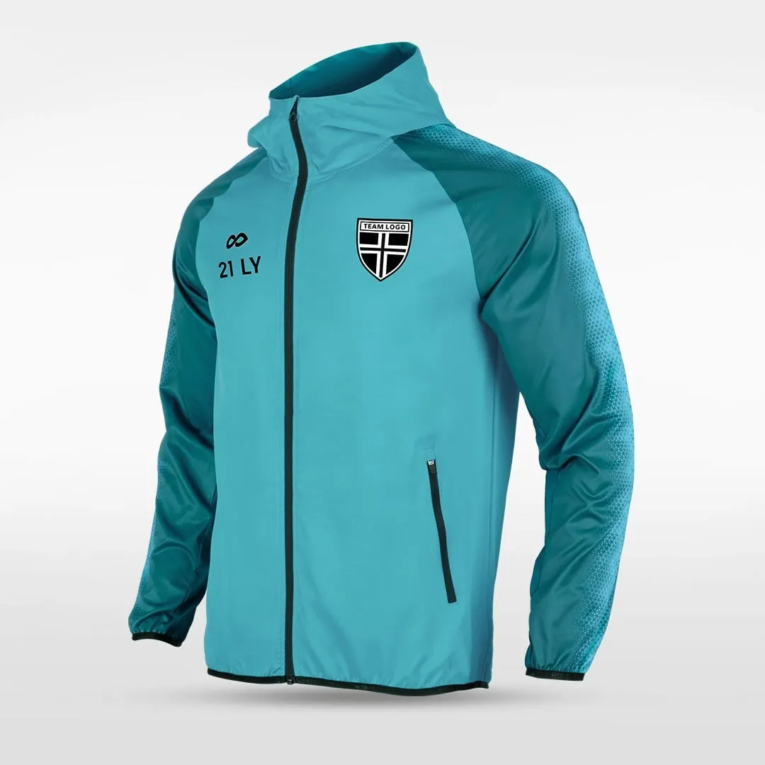 Embrace Radiance - Customized Men's Sublimated Full-Zip Waterproof