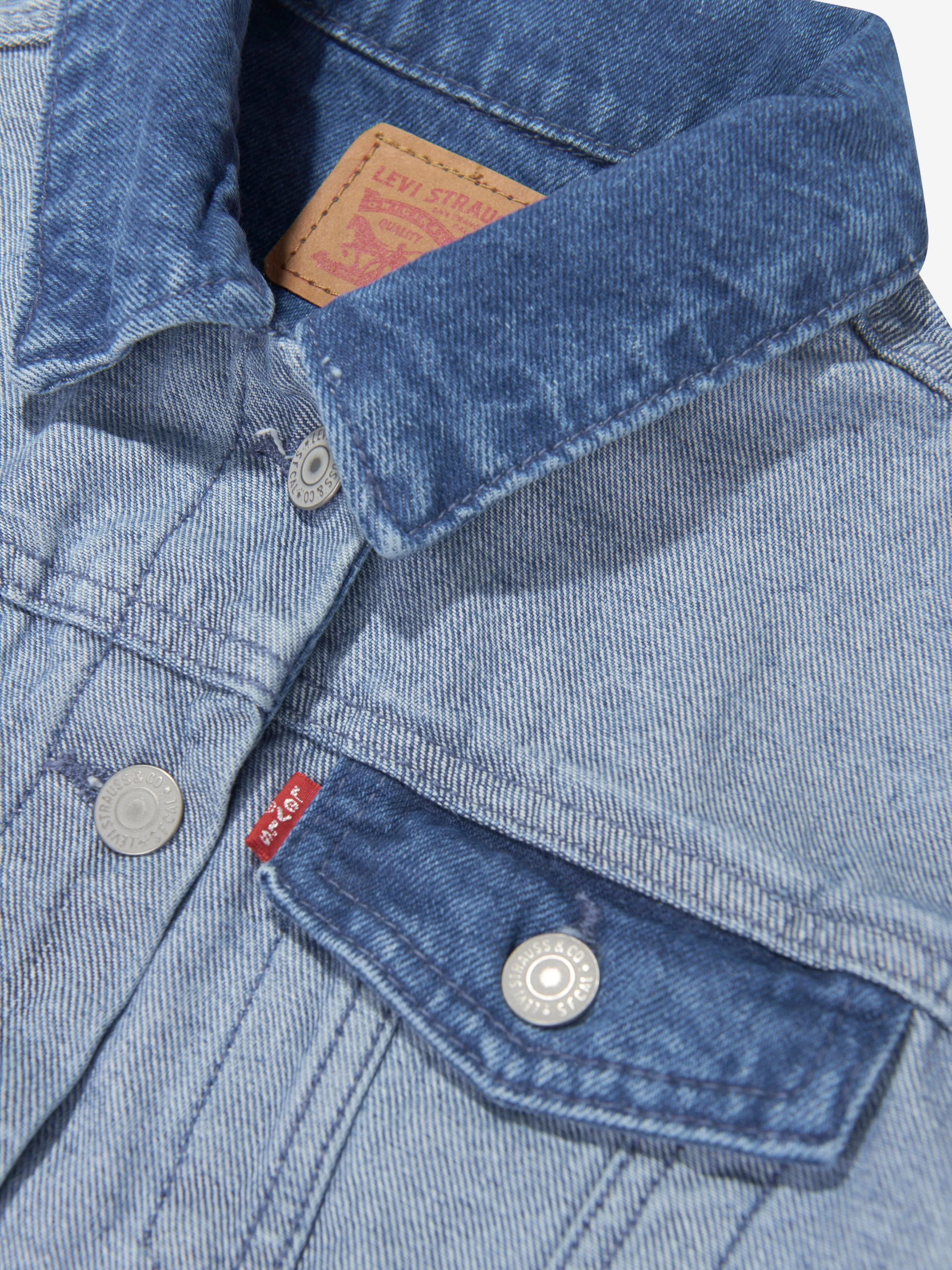 Levi's Wear Girls Inside Out Trucker Jacket in Blue