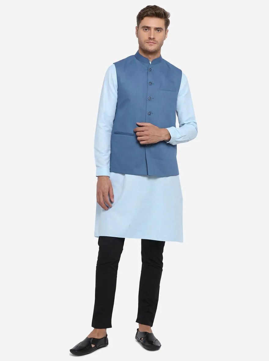 Light Blue Modi Jacket | JadeBlue