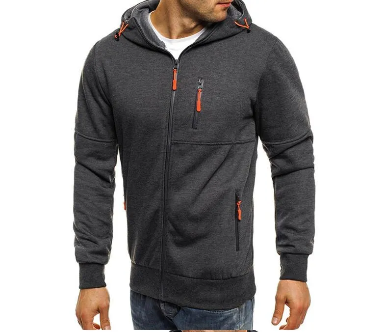 Men Hoodie Cotton Jacket