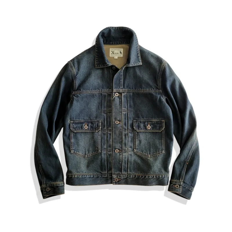 Men's Distressed Type II Denim Jacket