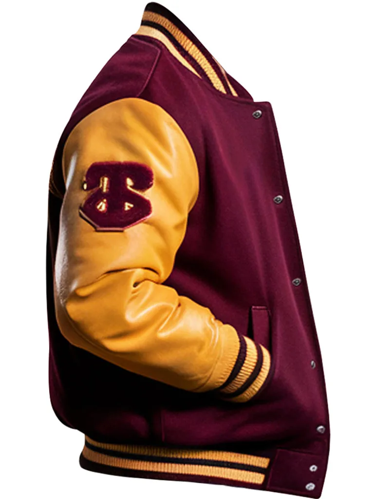 Men's Durable Streetwear Vestido Varsity Jacket