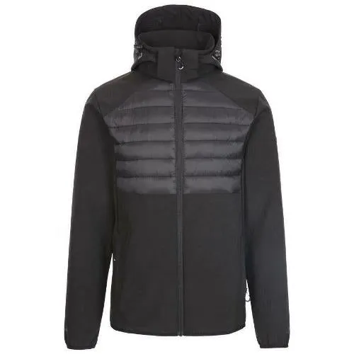 Men's Trespass LENEK SoftShell Jacket - Waterproof, Windproof, Breathable Comfort