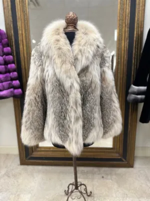 Natural Canadian Lynx Jacket