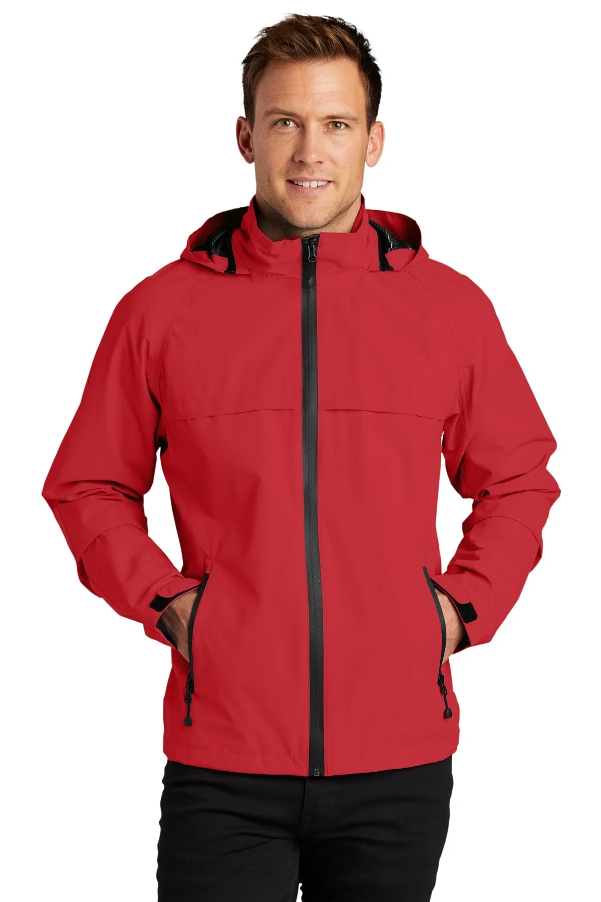 Port Authority Torrent Customized Waterproof Jackets, Engine Red