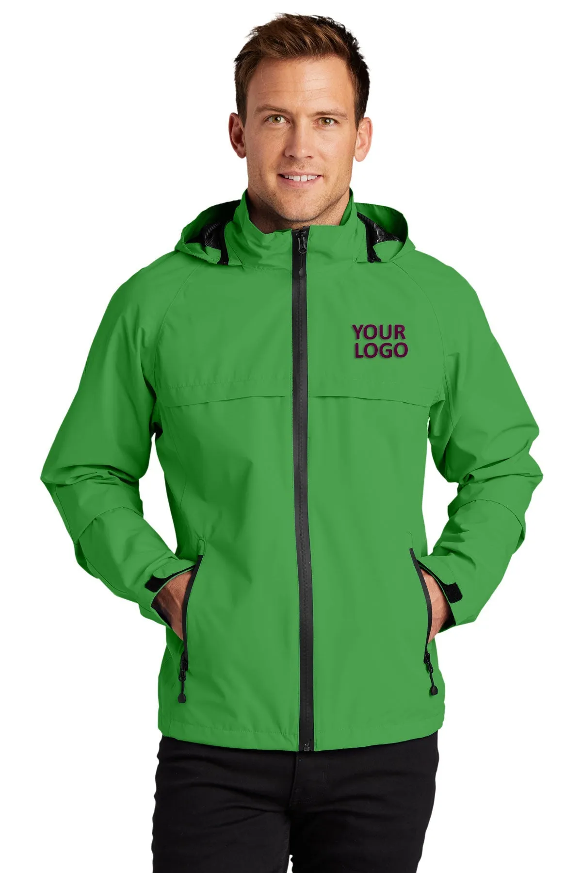 Port Authority Torrent Customized Waterproof Jackets, Vine Green