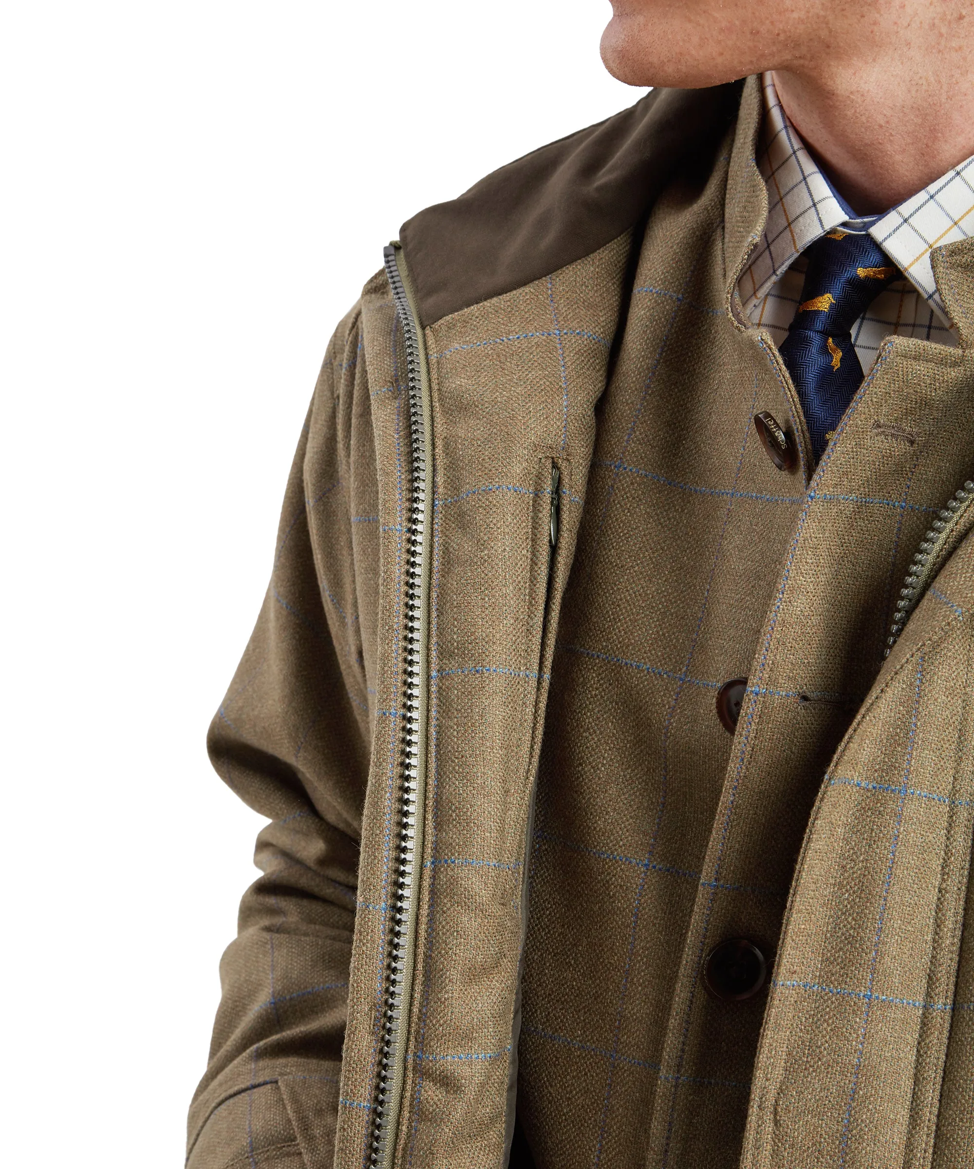 Ptarmigan Tweed Classic Coat - Corry Tweed