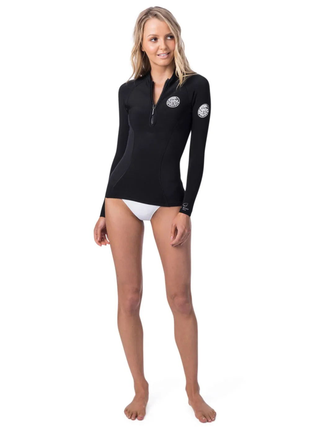 Rip Curl Womens G Bomb 1.0mm Long Sleeve Neoprene Top