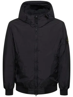 Stone Island   Hooded padded bomber jacket 