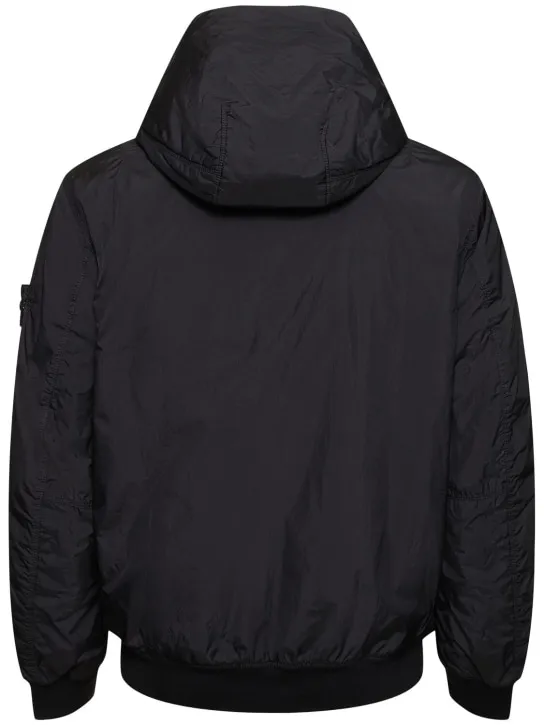 Stone Island   Hooded padded bomber jacket 