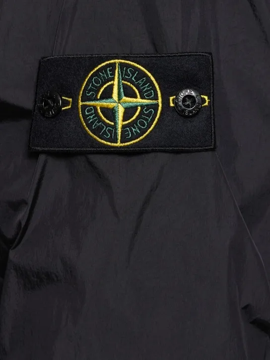 Stone Island   Hooded padded bomber jacket 