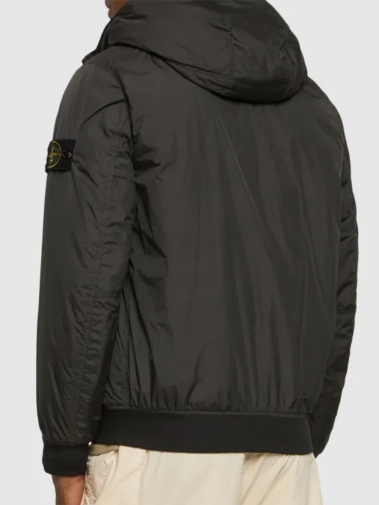 Stone Island   Hooded padded bomber jacket 