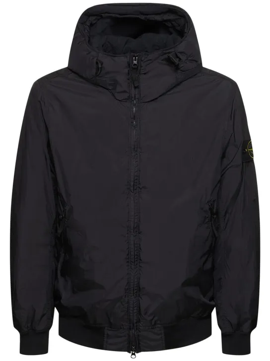 Stone Island   Hooded padded bomber jacket 