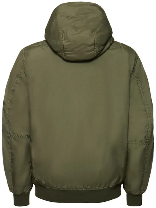 Stone Island   Hooded padded bomber jacket 