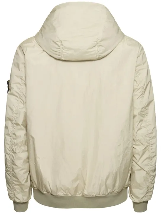 Stone Island   Hooded padded bomber jacket 