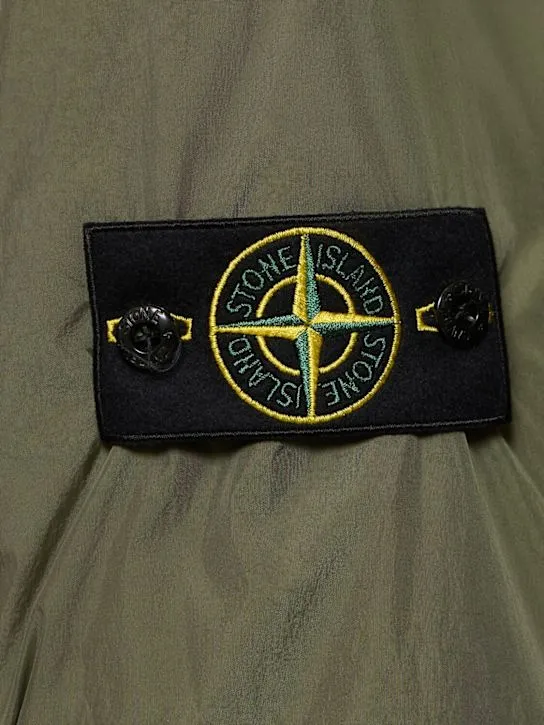 Stone Island   Hooded padded bomber jacket 