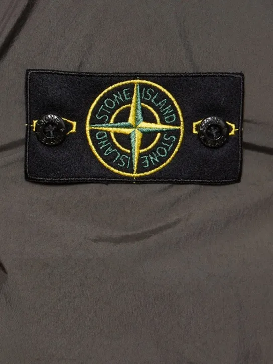 Stone Island   Hooded padded bomber jacket 