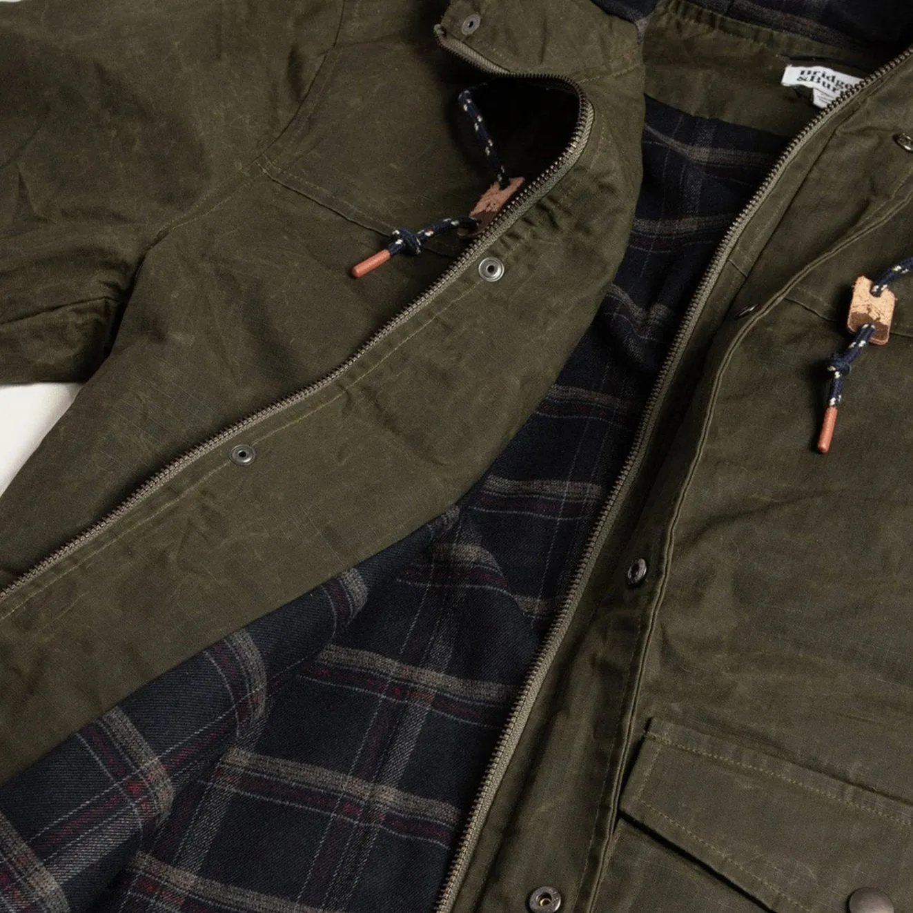 The Marshall Jacket | Olive Waxed Ripstop