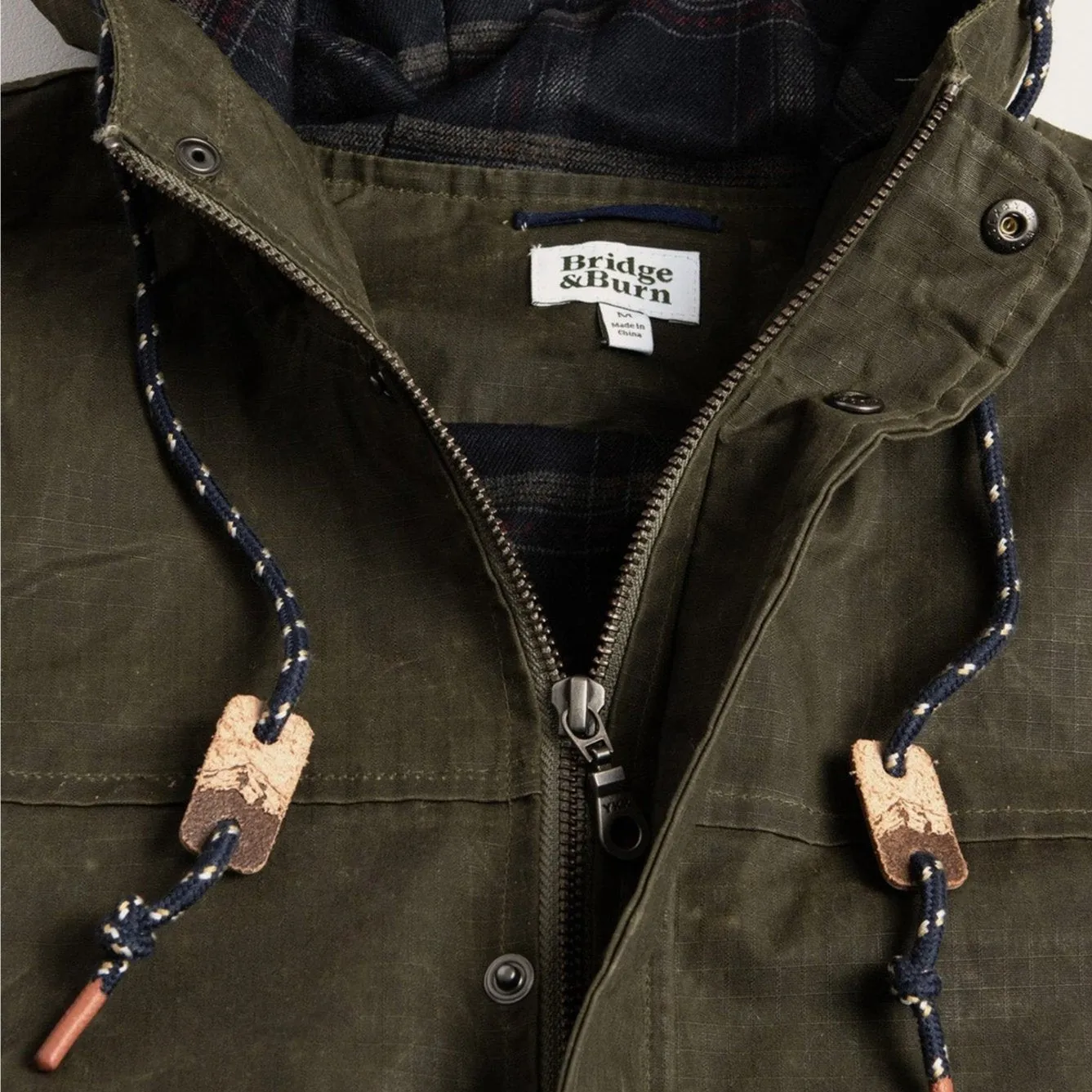 The Marshall Jacket | Olive Waxed Ripstop