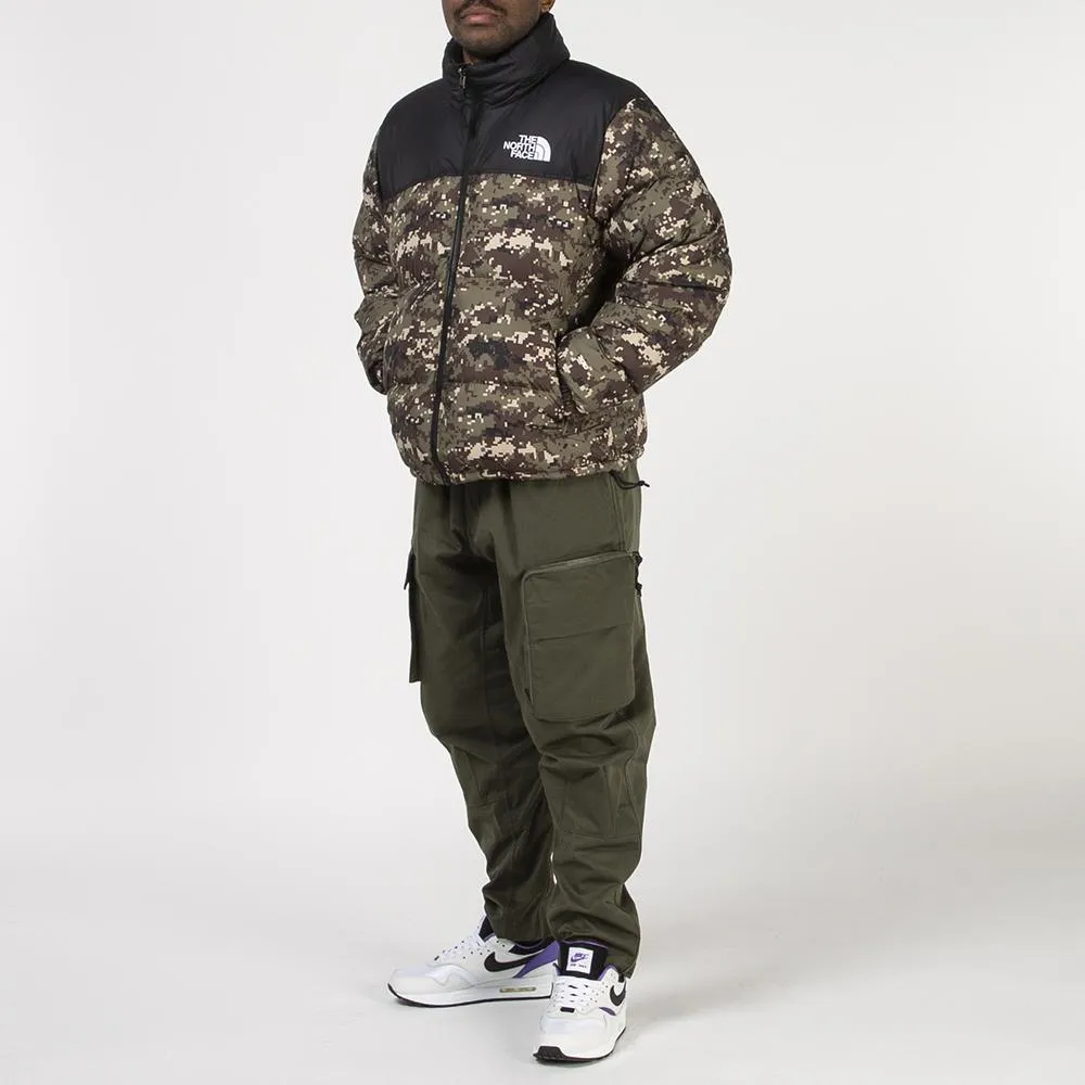 The North Face 1996 Retro Nuptse Jacket / Burnt Olive Green Digi Camo