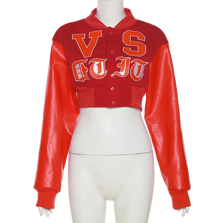 Varsity Squad Crop jacket