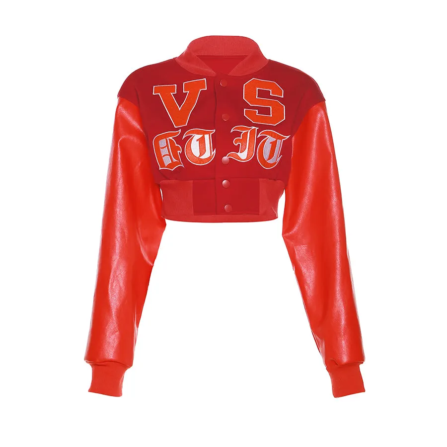 Varsity Squad Crop jacket