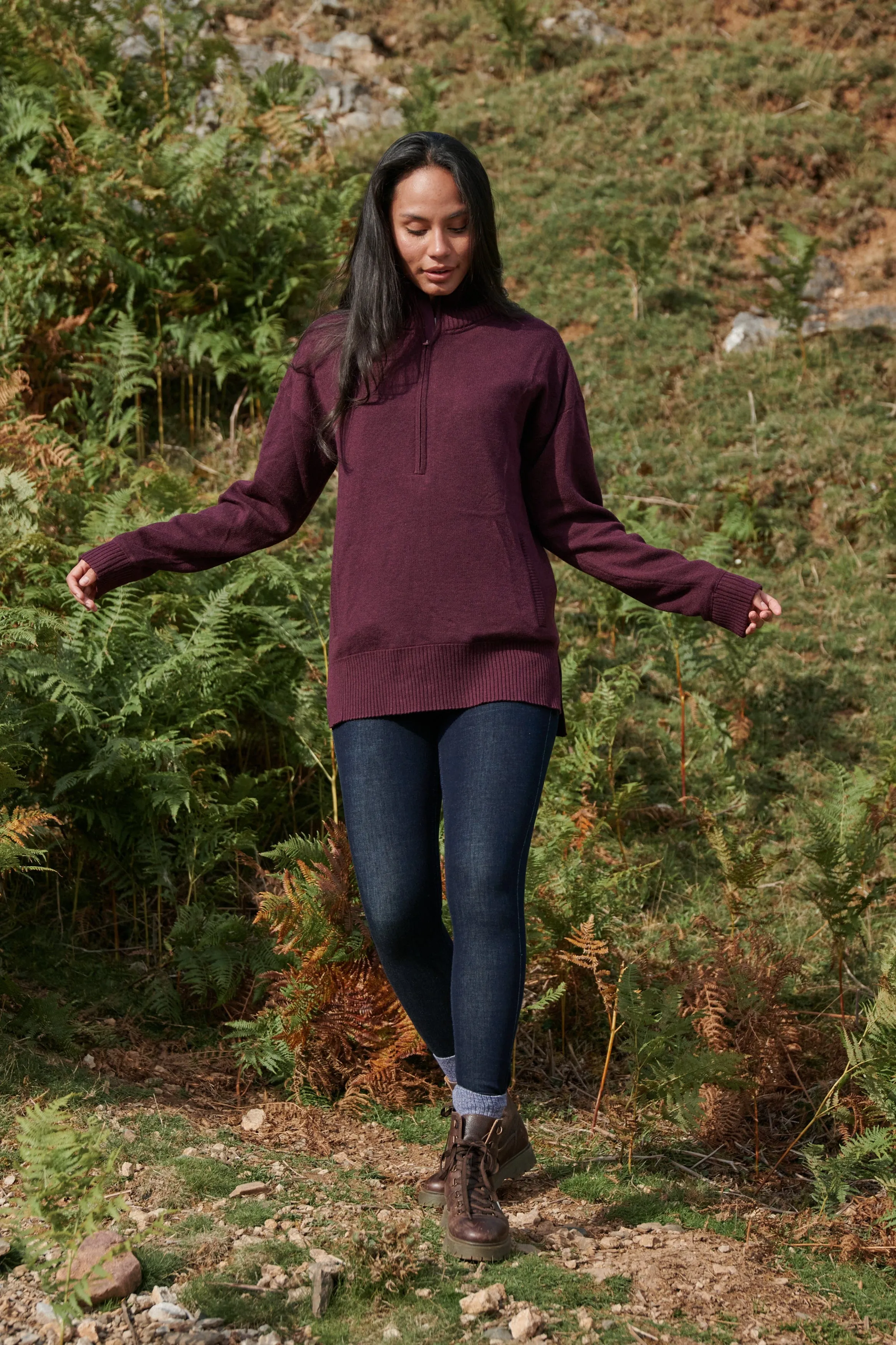 Windchaser Sweater - Mulberry